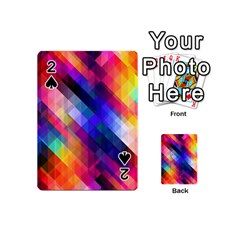 Abstract Background Colorful Pattern Playing Cards 54 Designs (mini)