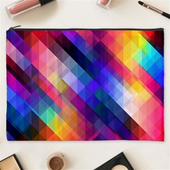 Abstract Background Colorful Pattern Cosmetic Bag (xxxl)