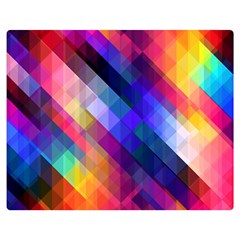 Abstract Background Colorful Pattern Double Sided Flano Blanket (medium) 