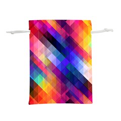 Abstract Background Colorful Pattern Lightweight Drawstring Pouch (s)