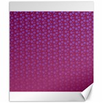 Background Polka Pattern Pink Canvas 8  x 10  8.15 x9.66  Canvas - 1