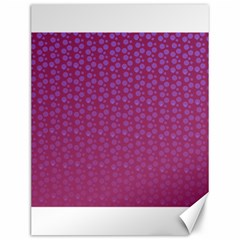 Background Polka Pattern Pink Canvas 12  X 16 