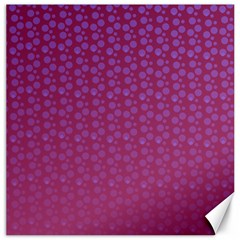 Background Polka Pattern Pink Canvas 16  X 16 