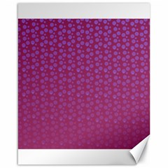 Background Polka Pattern Pink Canvas 16  X 20  by HermanTelo