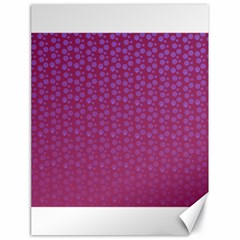 Background Polka Pattern Pink Canvas 18  X 24  by HermanTelo