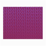 Background Polka Pattern Pink Small Glasses Cloth (2 Sides) Front