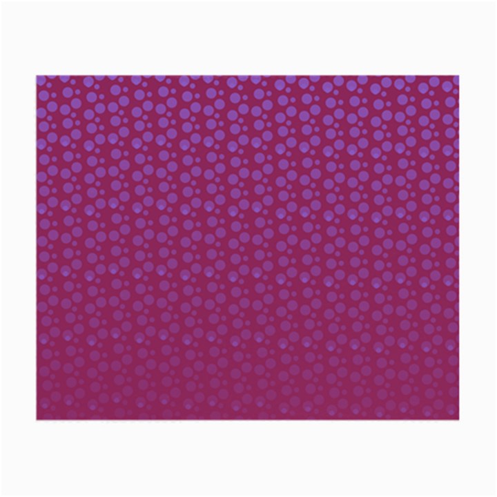 Background Polka Pattern Pink Small Glasses Cloth (2 Sides)