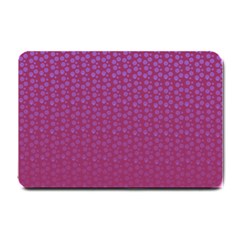 Background Polka Pattern Pink Small Doormat 