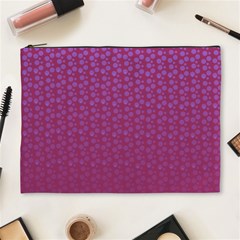 Background Polka Pattern Pink Cosmetic Bag (xl)