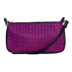 Background Polka Pattern Pink Shoulder Clutch Bag