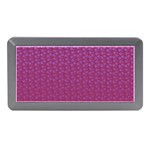 Background Polka Pattern Pink Memory Card Reader (Mini) Front