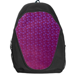 Background Polka Pattern Pink Backpack Bag