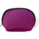 Background Polka Pattern Pink Accessory Pouch (Medium) Back