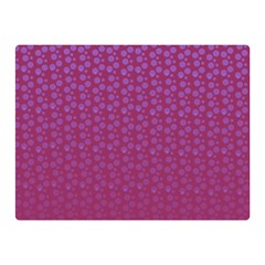 Background Polka Pattern Pink Double Sided Flano Blanket (mini) 