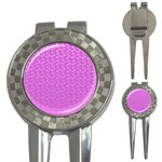 Background Polka Pink 3-in-1 Golf Divots Front