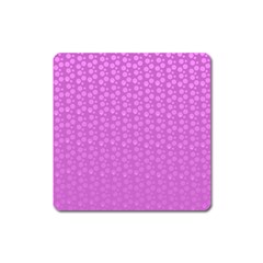 Background Polka Pink Square Magnet by HermanTelo