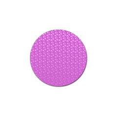 Background Polka Pink Golf Ball Marker (4 pack)