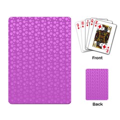 Background Polka Pink Playing Cards Single Design (Rectangle)