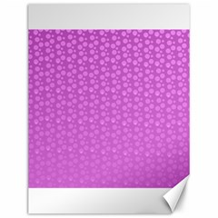 Background Polka Pink Canvas 12  x 16 