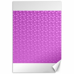 Background Polka Pink Canvas 12  x 18 