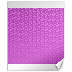 Background Polka Pink Canvas 16  x 20 