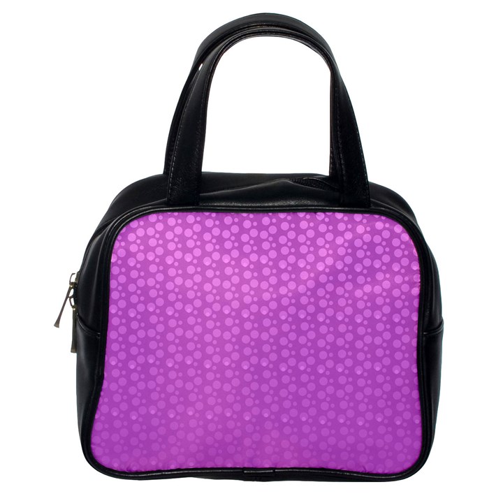 Background Polka Pink Classic Handbag (One Side)