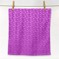 Background Polka Pink Face Towel