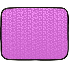 Background Polka Pink Double Sided Fleece Blanket (Mini) 