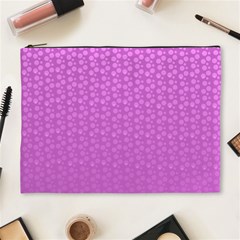 Background Polka Pink Cosmetic Bag (XL)