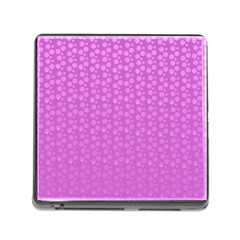 Background Polka Pink Memory Card Reader (Square 5 Slot)