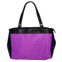 Background Polka Pink Oversize Office Handbag