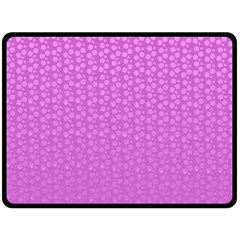 Background Polka Pink Fleece Blanket (Large) 