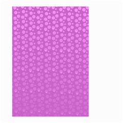 Background Polka Pink Small Garden Flag (Two Sides)