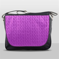 Background Polka Pink Messenger Bag