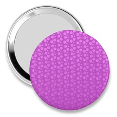 Background Polka Pink 3  Handbag Mirrors