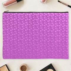 Background Polka Pink Cosmetic Bag (XXXL)