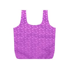 Background Polka Pink Full Print Recycle Bag (s) by HermanTelo