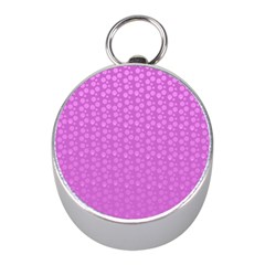 Background Polka Pink Mini Silver Compasses