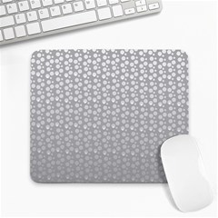 Background Polka Grey Large Mousepads