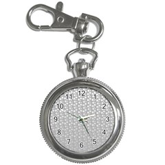 Background Polka Grey Key Chain Watches by HermanTelo