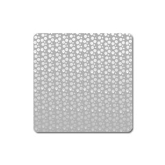 Background Polka Grey Square Magnet by HermanTelo