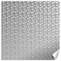 Background Polka Grey Canvas 12  X 12 