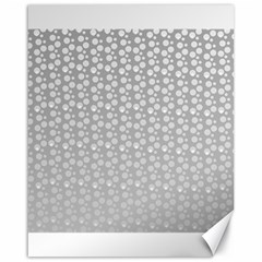 Background Polka Grey Canvas 16  X 20 