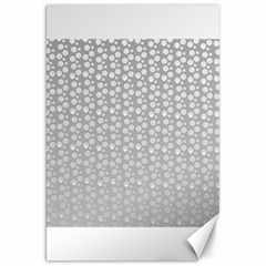 Background Polka Grey Canvas 20  X 30 