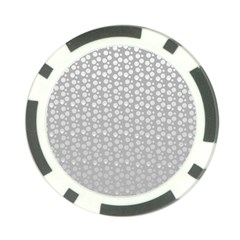 Background Polka Grey Poker Chip Card Guard by HermanTelo