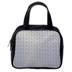 Background Polka Grey Classic Handbag (one Side)