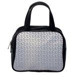 Background Polka Grey Classic Handbag (One Side) Front