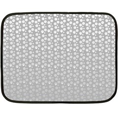 Background Polka Grey Fleece Blanket (mini)