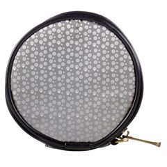 Background Polka Grey Mini Makeup Bag