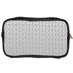 Background Polka Grey Toiletries Bag (one Side)